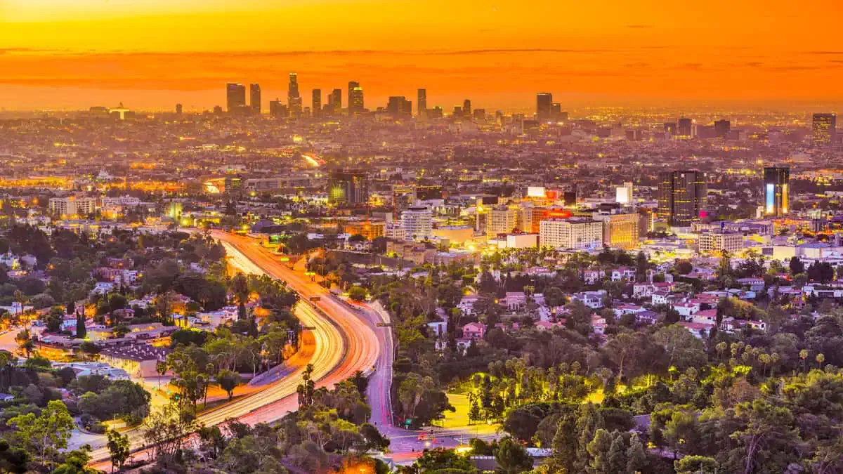 los angeles skyline