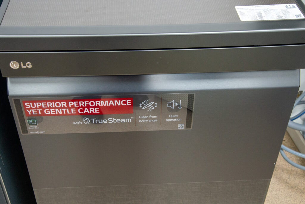 LG TrueSteam QuadWash DF455HMS Freestanding Dishwasher