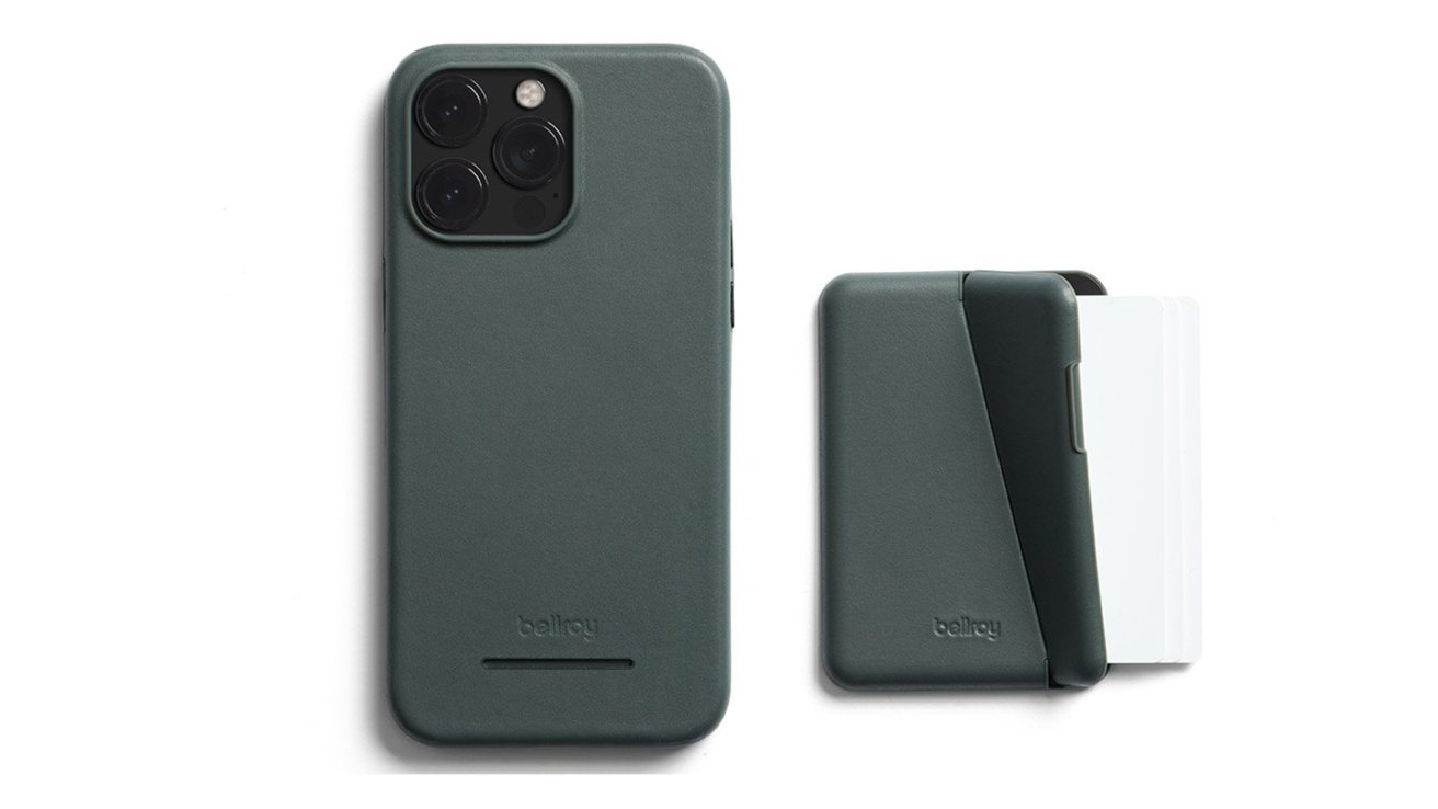 Bellroy's Mod Phone Case + Wallet in Everglade