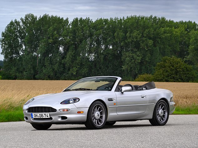 Another Aston Martin available at the same auction is this famous DB7 Volante. It is the one driven by JLo in her video for the iconic 90s hit, Love Don't cost a Thing