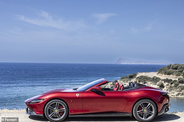 Sweet life: Ferrari believes the Roma Spider is the epitome of a new Dolce Vita