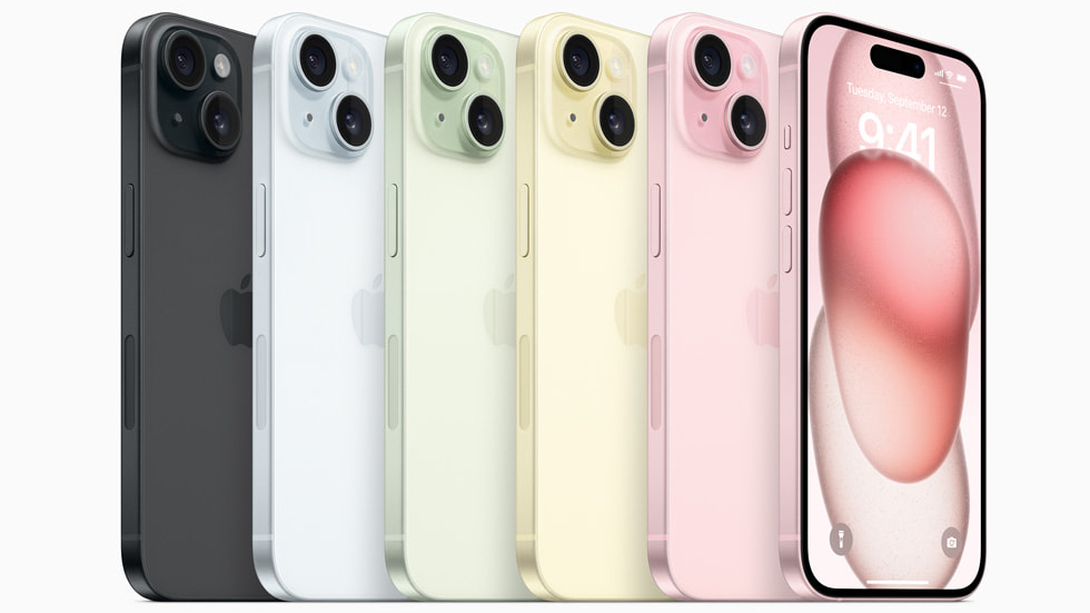 Apple iPhone 15 colors