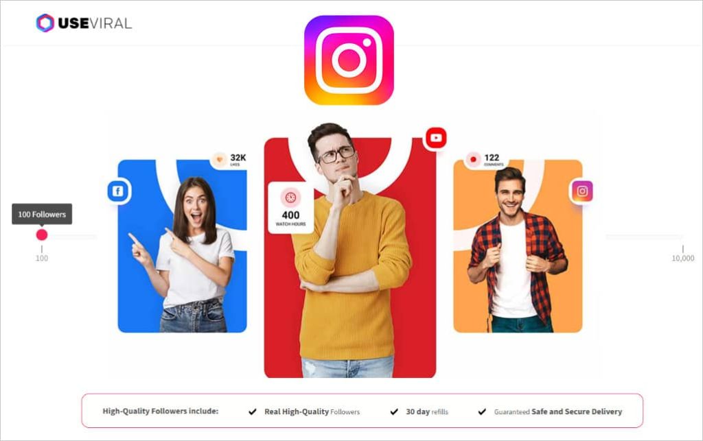 Buy Instagram Followers from UseViral.com