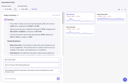 DataGPT interface