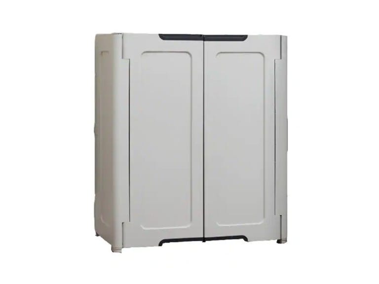 HDX gray storage cabinet