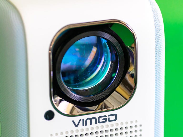 close-up of the Vimgo P10 projector