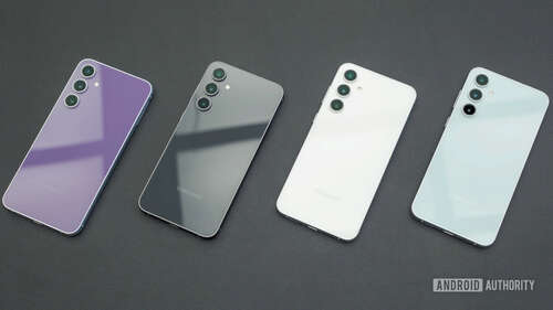 samsung galaxy s23 fe colors laid out