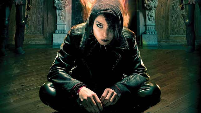 Noomi Rapace as Lisbeth Salander in The Girl with the Dragon Tattoo.