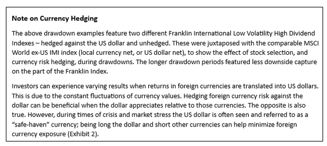 Note on Currency Hedging