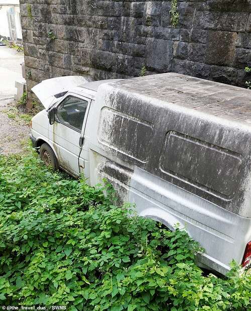 The former engineer said the van was rusty, had holes in and was starting to go green