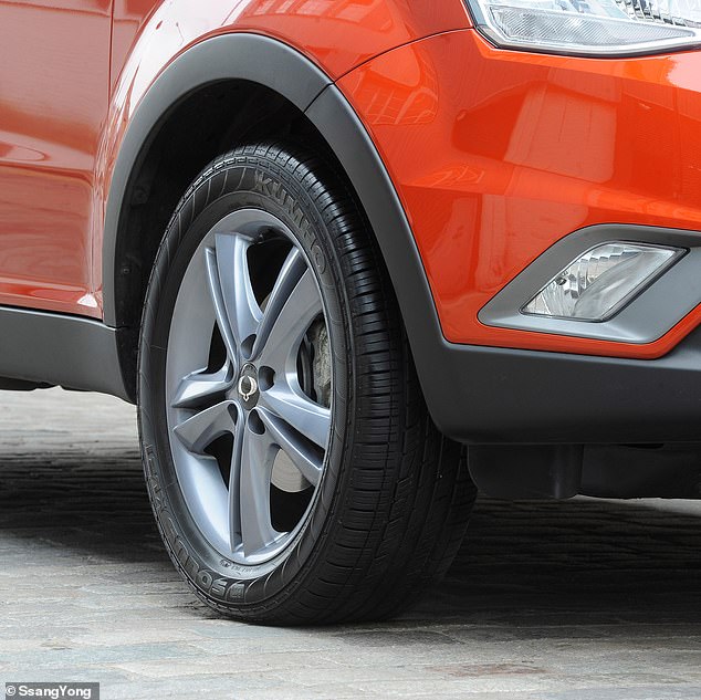 Like winter tyres, all-season tyres use a softer compound and a unique tread pattern. This is often made up of several solid tread blocks arranged in a chevron-like pattern (as pictured), with tread depth in between shallow-cut summer tyres and deeper-grooved winter tyres