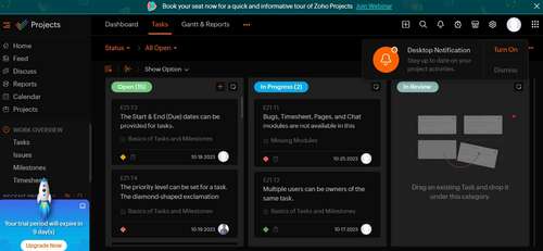 Exploring task management with Kanban.