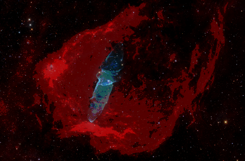 The Flying Bat and Squid nebulae. 