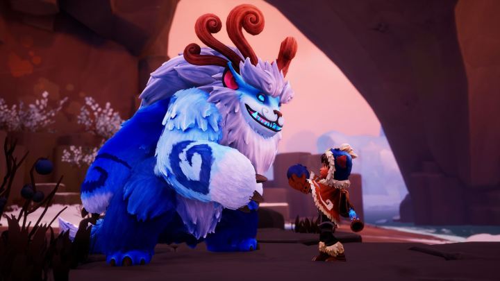 Nunu and Willump fist bump in Song of Nunu: A League of Legends Story.