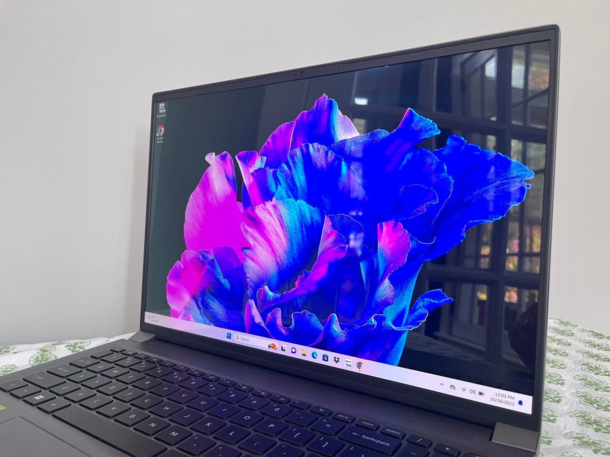 16-inch OLED display on the Acer Swift X 16 laptop