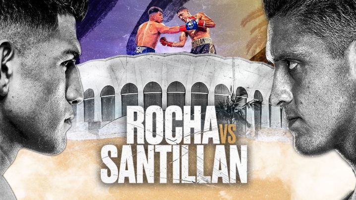 Alexis Rocha and Giovani Santillan face off on a promotional poster.