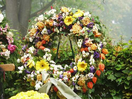 alternatives to flowers at funerals