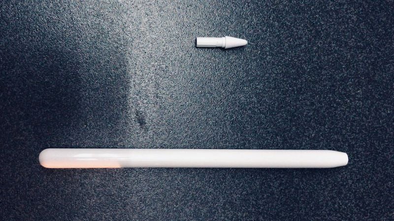 Leaked Apple Pencil prototype image