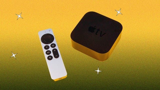 Apple TV 4K 2022 (with silver remote)