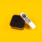 Apple TV 4K 2021 (with silver remote)