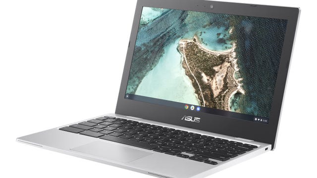 Asus CX1 Chromebook on white background