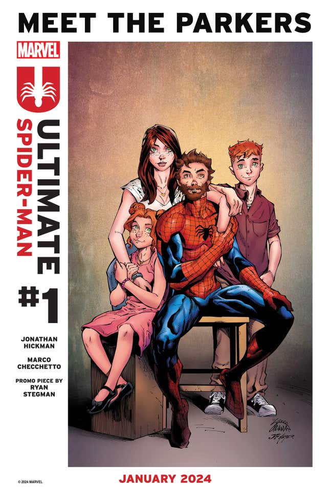 Image for article titled Marvel&#39;s New Ultimate Spider-Man Is Married With Kids