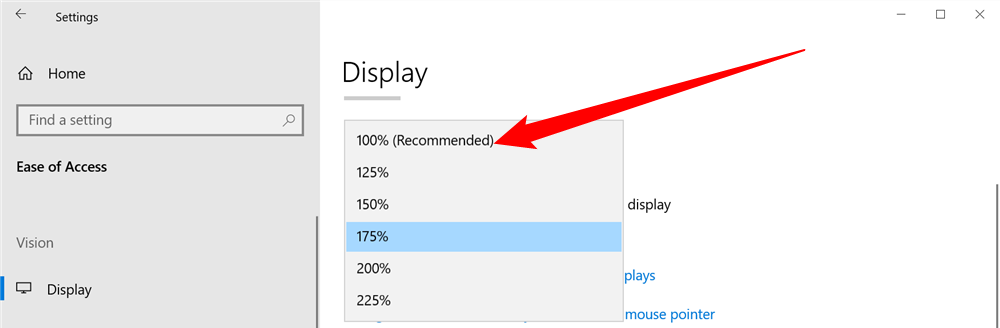 Change your scaling to the recommended size. 