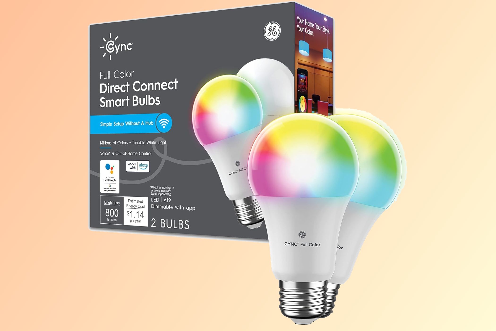 ge cync smart light bulbs