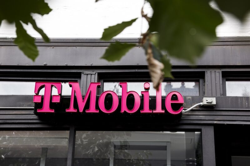 T-Mobile log on the outside of a store