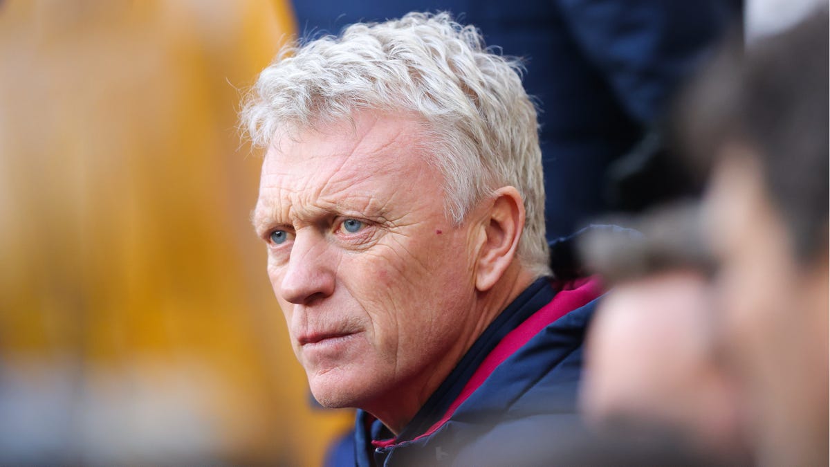 West Ham manager David Moyes looking onwards.