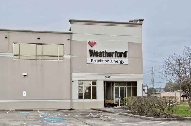 Weatherford Precision Energy office building exterior in Houston, TX.