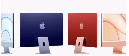 colorful iMacs with M1 chip