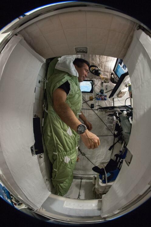 Sleeping on the International Space Station