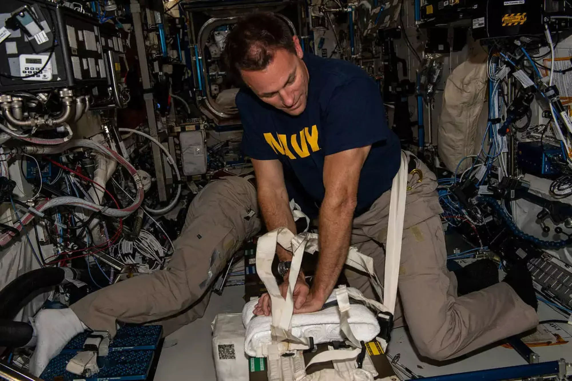 Doing CPR in space