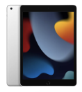 Apple iPad with colorful blobs as screensaver