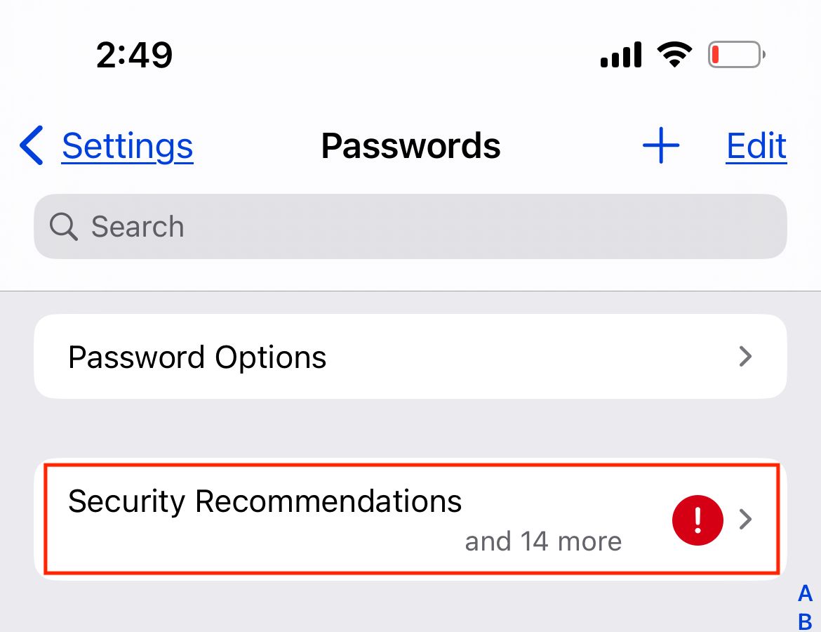 iPhone Password Security Recommendations