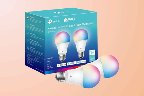 Two-pack of Kasa smart light bulbs