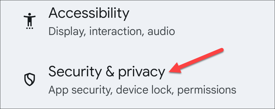 select security and privacy