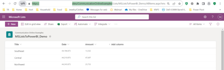 Copy your SharePoint address into a text document or to the Clipboard.