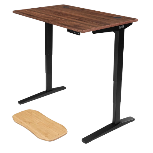 UPLIFT Standing Desk V2 in dark wood