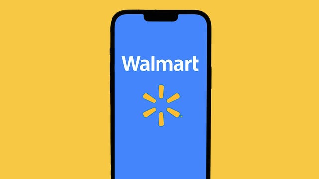 Walmart shopping logo on a phone