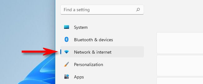 In Windows 11 Settings, click 