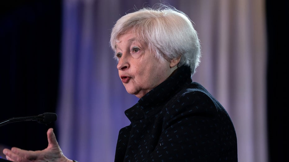 Treasury Secretary Janet Yellen speaks at conference