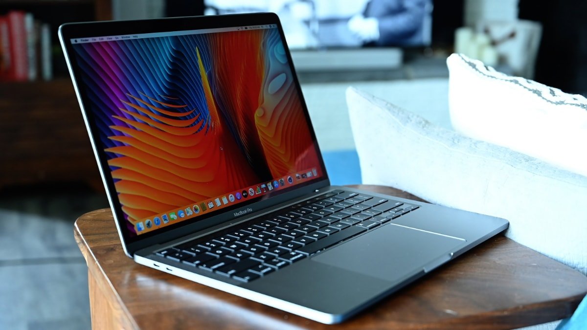 The 13-inch MacBook Pro has an LED display