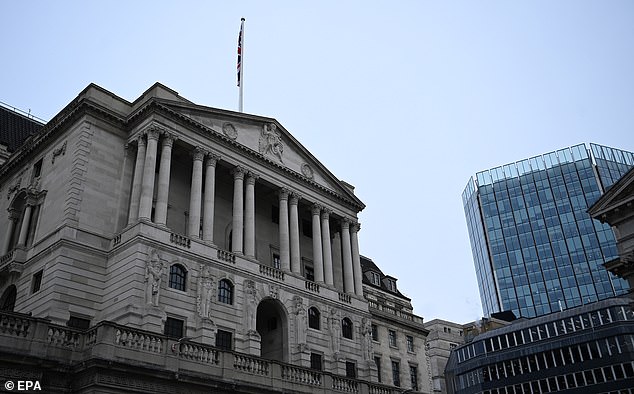 Staying put: The Bank of England's MPC made the decision to hold the Base rate at 5.25 per cent last month