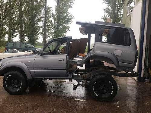 Michael painstakingly converted the truck into a compact, yet fully equipped, off-road campervan ready for any off-road adventure