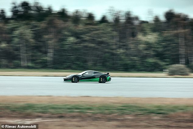 The exclusive car maker says the record comes 56 years after Lamborghini's V12-engined Miura - often considered the world's first supercar - became the first production model in the world to nudge through the 170mph barrier