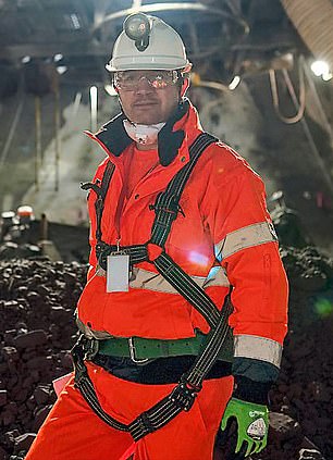 Hands on: Mail reporter John-Paul Ford Rojas down the Woodsmith mine