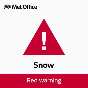Some 33% of drivers ignore the highest Met Office red warning for snow - while 62% do the same when an amber warning is issued