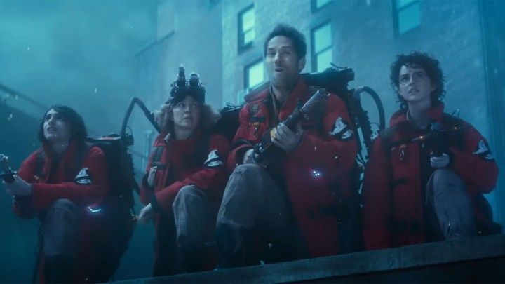 The new generation of Ghostbusters return in Ghostbusters: Frozen Empire.